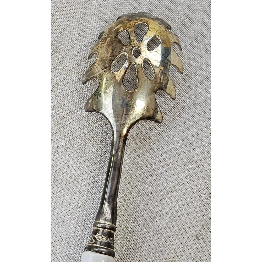 National Silver Co Vintage Ceramic Soup Tureen Lid Godinger Ladle Japan Floral